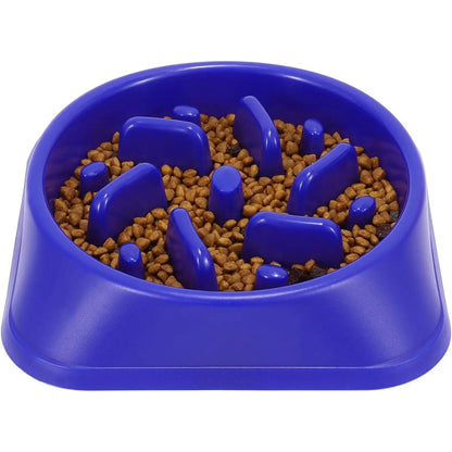 Large Dog Slow Feeder Bowl, Food-Safe Material, Anti-Choke Puzzle Design