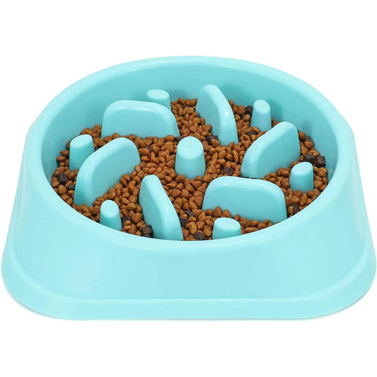 Large Dog Slow Feeder Bowl, Food-Safe Material, Anti-Choke Puzzle Design