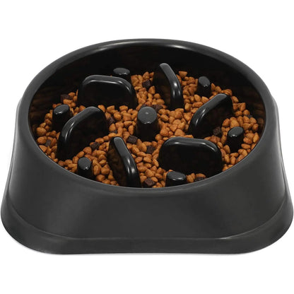 Large Dog Slow Feeder Bowl, Food-Safe Material, Anti-Choke Puzzle Design